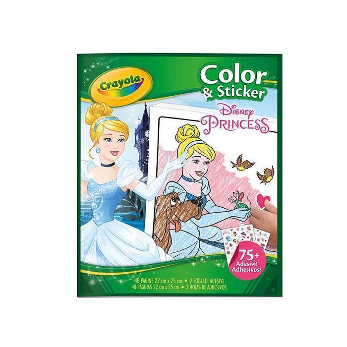 Crayola Album Color and Sticker Disney Principesse