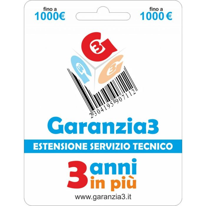 Estensione del Servizio Tecnico Fino a 1.000,00 Euro - Garanzia3