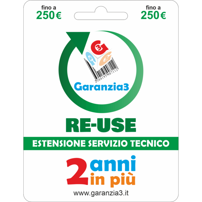 Garanzia3 - RE USE 250