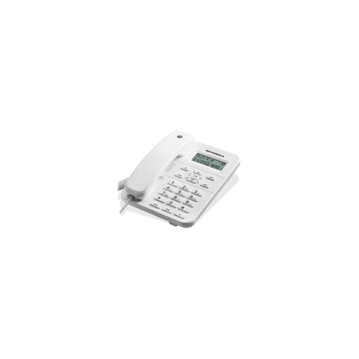 Motorola TELEFONO FISSO CT202 BIANCO (CON DISPLAY)