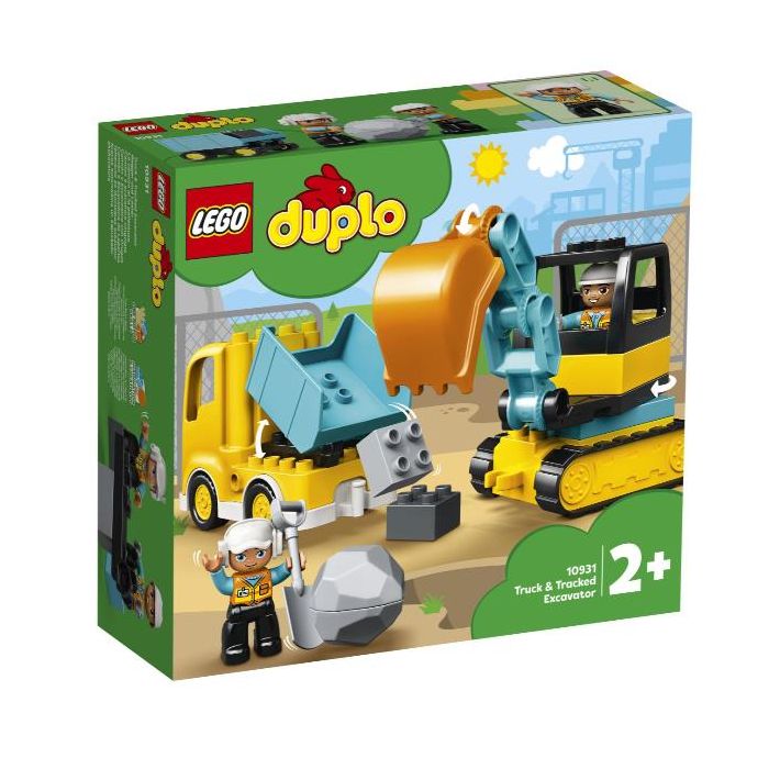 Lego Camion e scavatrice cingolata