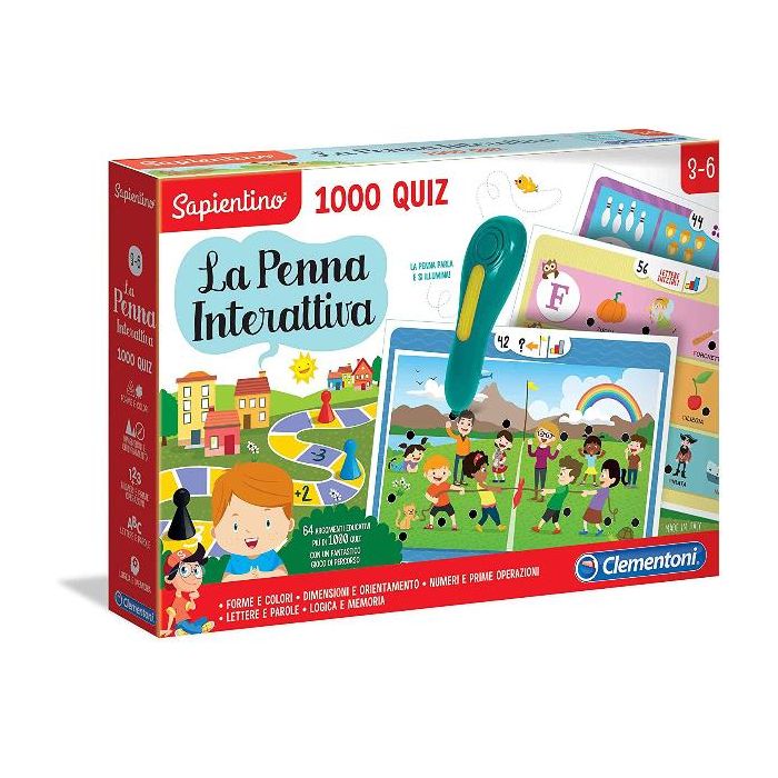 Clementoni La Penna Interattiva 1000 Quiz