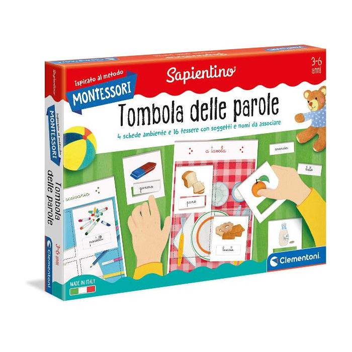 Clementoni Clementoni - Tombola delle Parole - Montessori