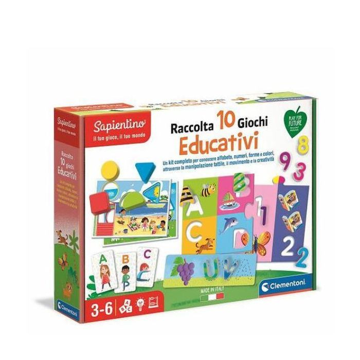 Clementoni Raccolta 10 giochi educativi