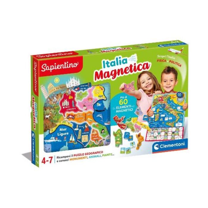 Clementoni Geo-puzzle magnetico Italia