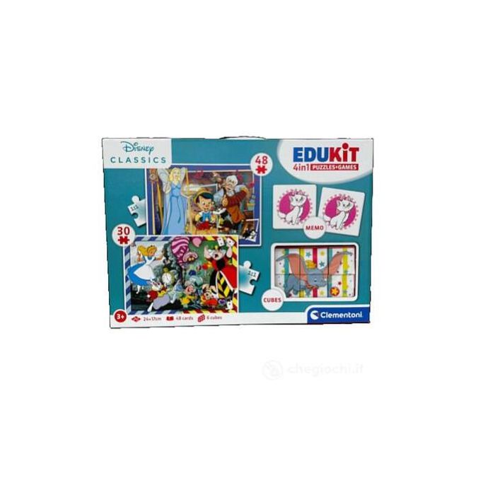 Clementoni Edukit 4 in 1 - Disney Classic