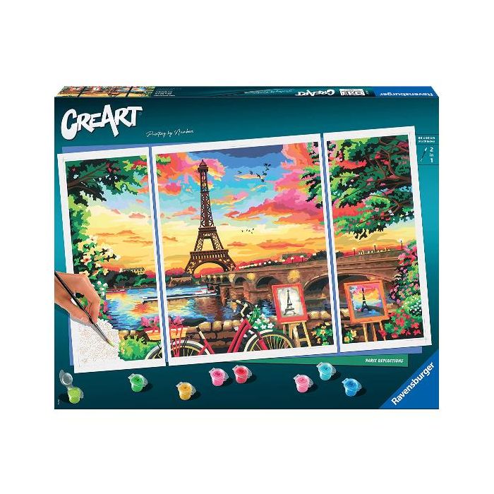 Ravensburger CreArt - Trittico Paris Reflections