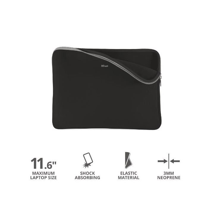 Trust PRIMO CUSTODIA PER LAPTOP PRIMO SLEEVE 11.6" - NERO