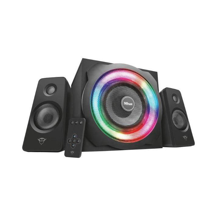 Trust GXT 629 TYTAN SPEAKERS 2.1 ILLUMINATO RGB - 60W RMS (120W PICCO)CON SUB WOOFER LEGNO