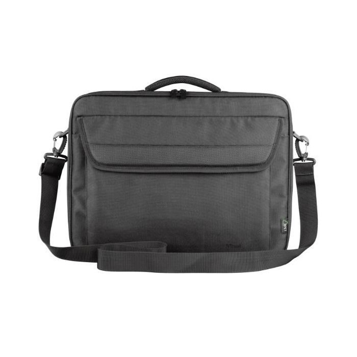 Trust ATLANTA BORSA ECO PER LAPTOP FINO A 15.6" - 100% MATERIALE RICICLATO - NERO