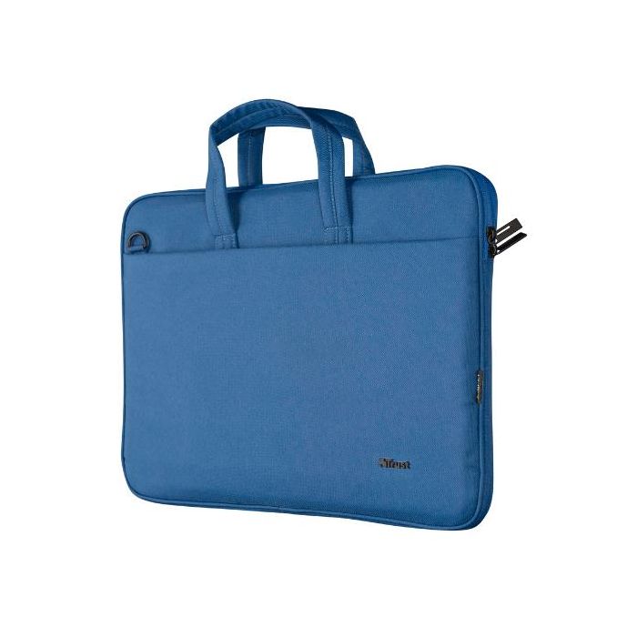 Trust BOLOGNA BORSA LAPTOP ECO LAPTOP FINO A 16" - 100% MATERIALE RICICLATO - BLU