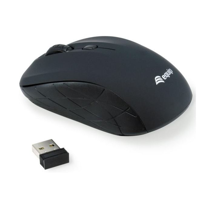 EQUIP EQUIP - MINI MOUSE OTTICO WIRELESS 1600DPI NERO