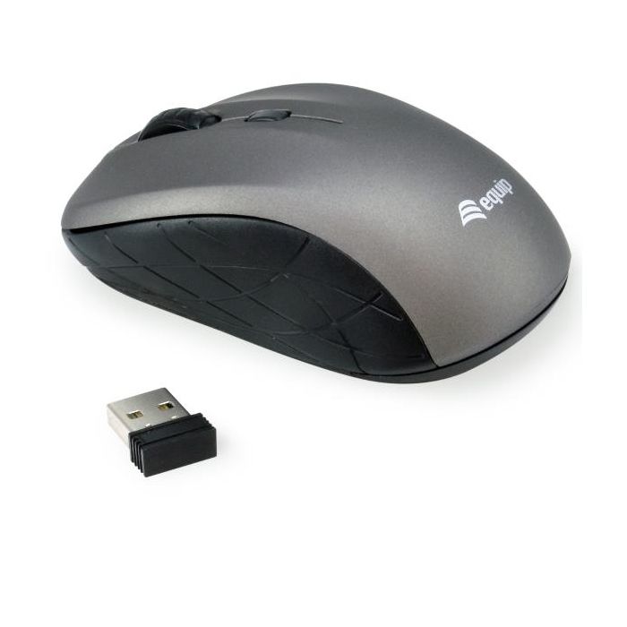 EQUIP EQUIP - MINI MOUSE OTTICO WIRELESS 1600DPI Grigio