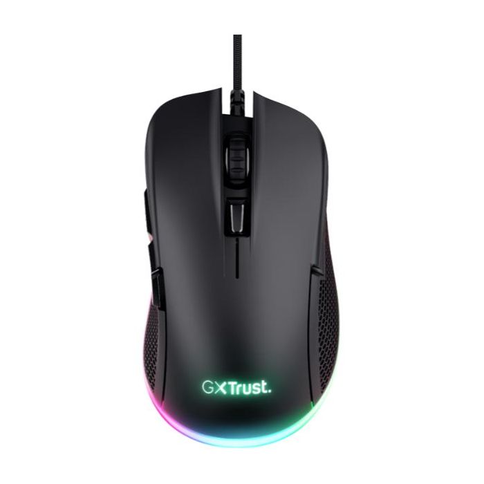 Trust GXT 922 YBAR MOUSE GAMING - 68% PLASTICA RICICLATA - NERO