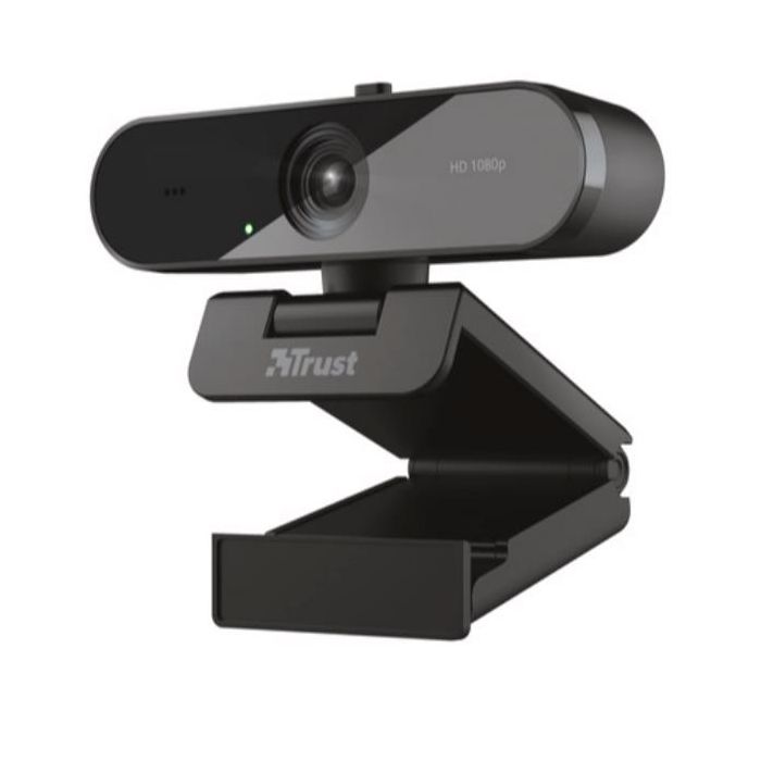 Trust TW-200 WEBCAM FULL HD - 85% PLASTICA RICICLATA - NERO