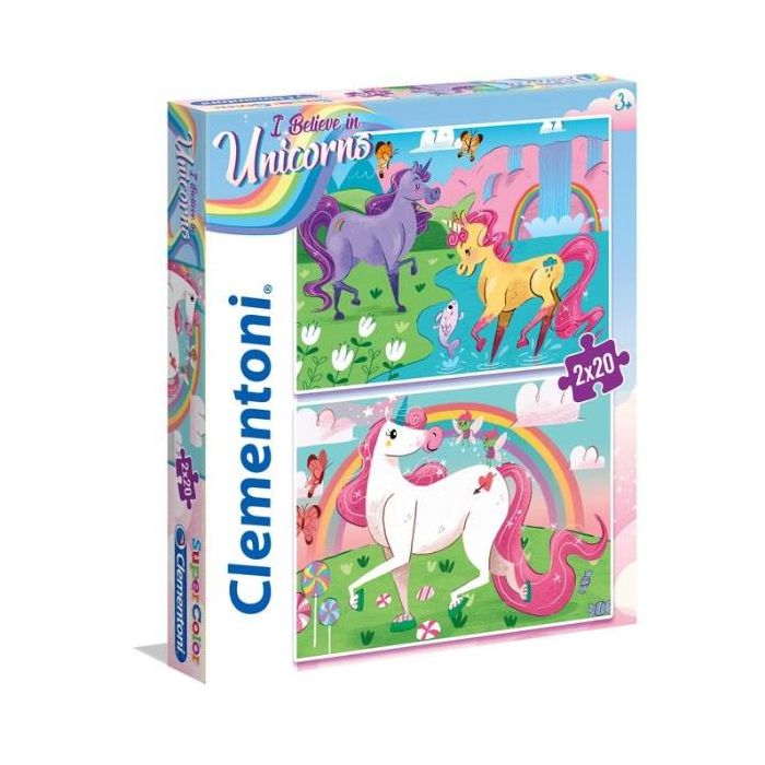 Clementoni I BELIEVE IN UNICORNS - 2X20PZ