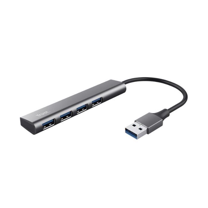 Trust HALYX HUB USB-A 3.2 A 4-PORTE USB 3.2 - ALLUMINIO