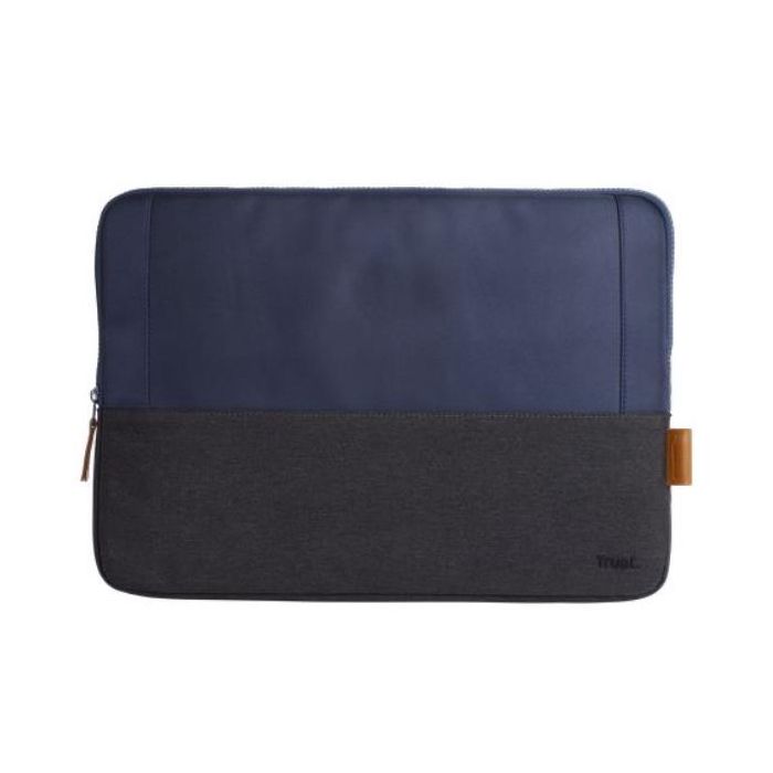 Trust LISBOA CUSTODIA ECO PER LAPTOP SLEEVE FINO A 16" - 100% MATERIALE RICICLATO - BLU