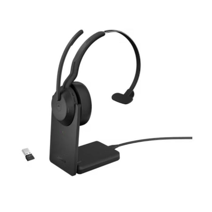 Jabra 25599-899-989 Jabra Evolve2 55 Mono MS con Link 380a + Sede di ricarica