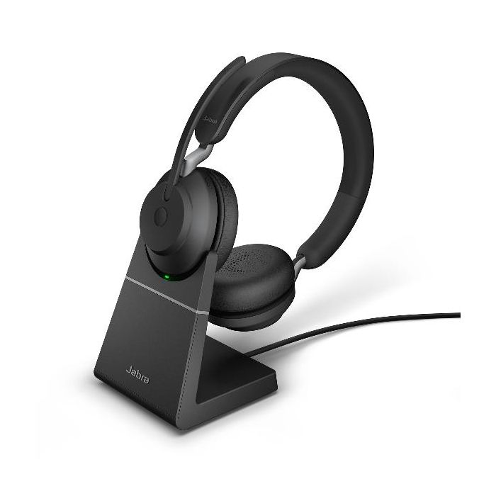 Jabra JABRA EVOLVE2 65 UC STEREO BLACK con base di ricarica