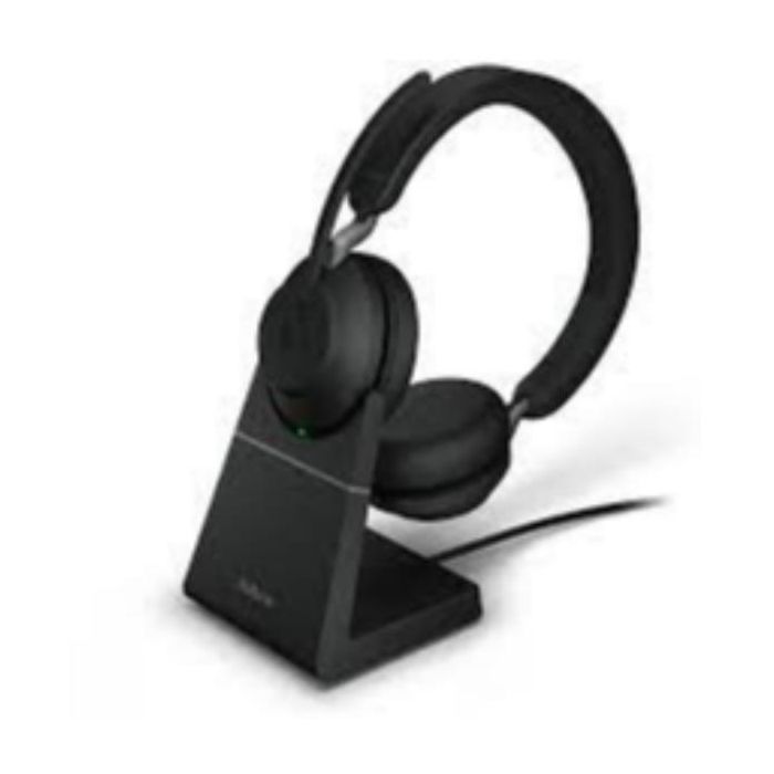 Jabra 26599-999-889 -Jabra Evolve2 65, Link380c MS Stereo con Sede di ricarica, Black