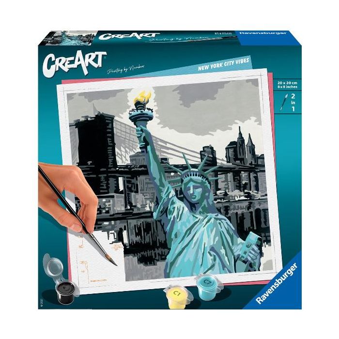 Ravensburger Creart - Dipingere con i Numeri - Adulto - New York