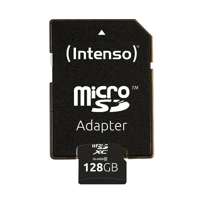 Intenso MICRO SD CLASSE 10 128 GB con ADATTATORE