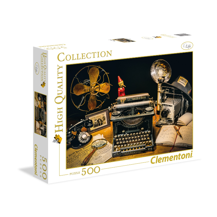 Clementoni The Typewriter - 500 pezzi - High Quality Collection