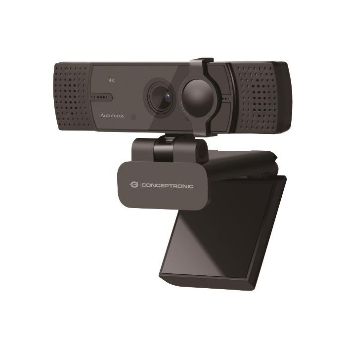 Conceptronic WEBCAM 4K 8.3MP AUTOFOCUS CON DOPPIO MICROFONO, 120° GRANDANGOLO