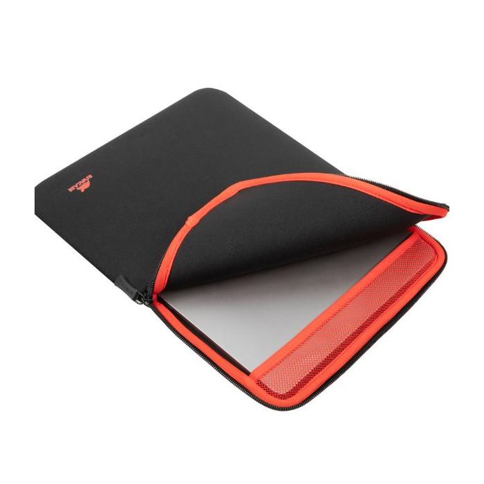 Rivacase Custodia Antishock per MacBook 13’’ Zip Verticale Nero