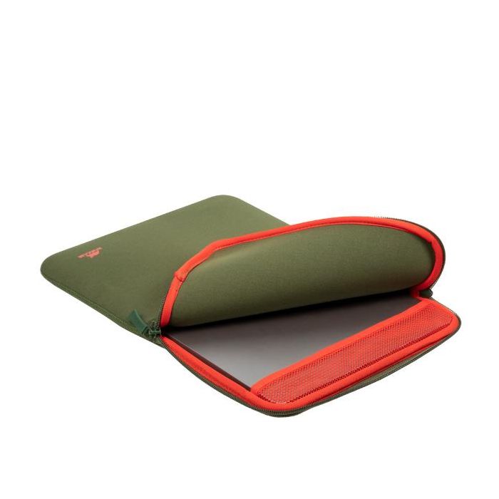 Rivacase Custodia Antishock per MacBook 13’’ Zip Verticale Khaki