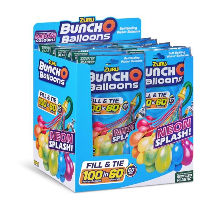 Zuru BUNCHO BALLOONS - NEON SPLASH - ESPO 12PZ