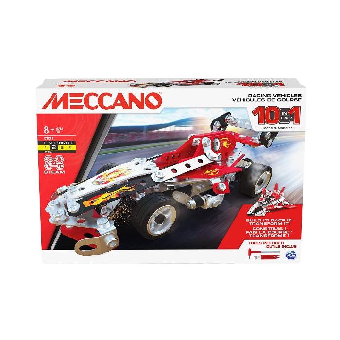 Spin Master Meccano Multi Modello Da 10 - Veicoli Da Gara