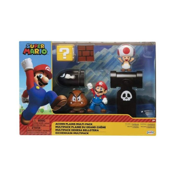 Jakks Super Mario - Diorama Set - 5 Personaggi