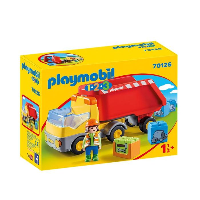 PlayMobil Camion del cantiere 1.2.3