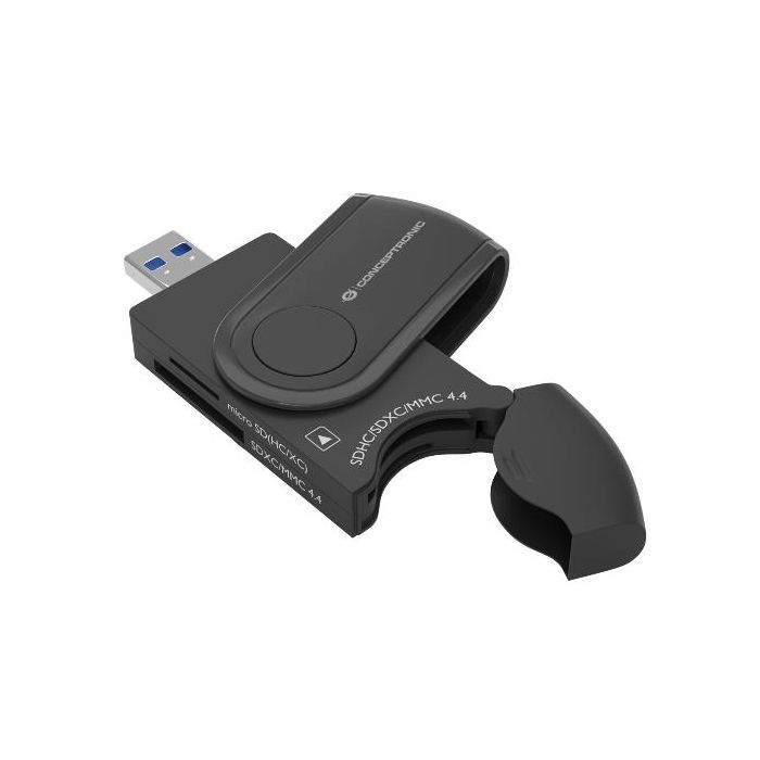 Conceptronic LETTORE DI SCHEDE 4-IN-1 USB 3.0 - SD/SDHC/SDXC x 2, Micro SD/T-Flash x 2