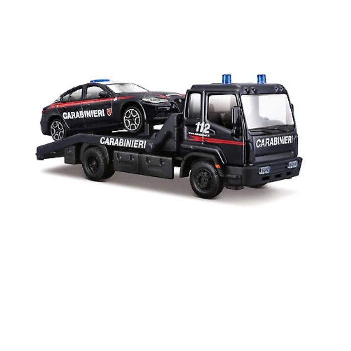 Burago Burago - Carro attrezzi carabinieri  con auto