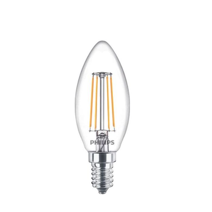 Philips PHILIPS LAMPADINA LED A OLIVA LUCE BIANCA CALDA CONF 4 40W