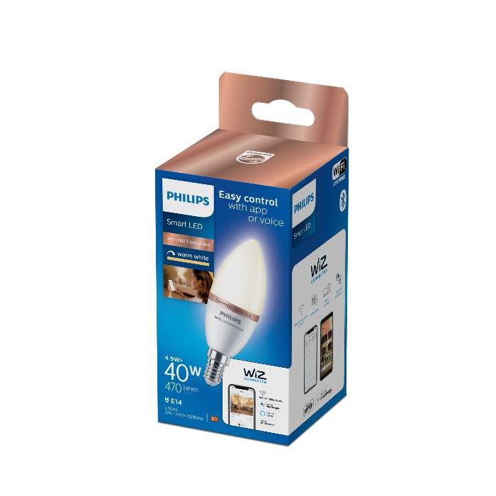 Philips Philips Lampadina a Oliva 4,9 W (Eq. 40 W) C37 E14