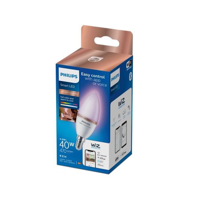 Philips Philips Lampadina a Oliva 4,9 W (Eq. 40W) C37 E14