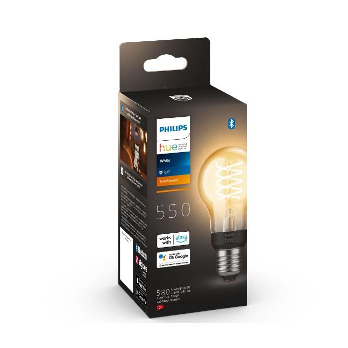 Philips Philips A60 - lampadina connessa E27 Hue White Filament