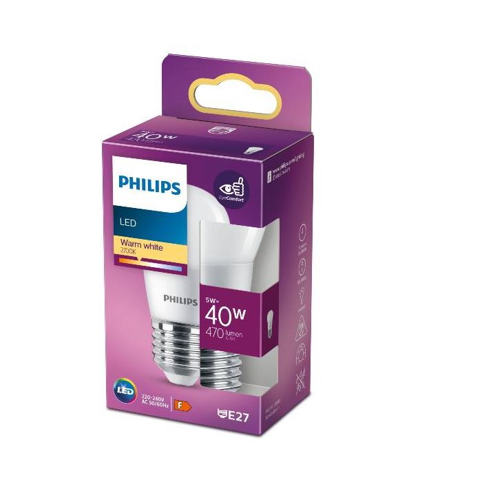 Philips Philips lampadina a Oliva e Lustre 40W