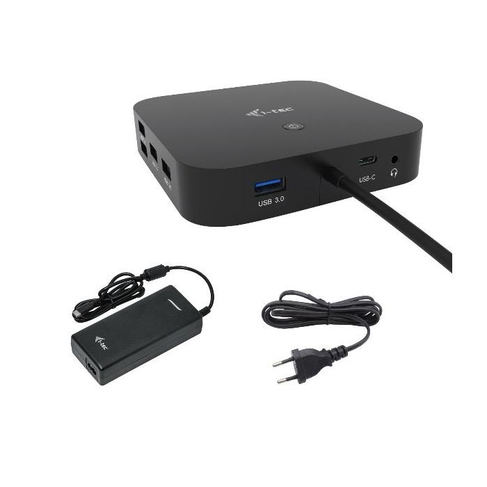 I-Tec USB-C HDMI DP+P.D.100W+CHARG-C112W