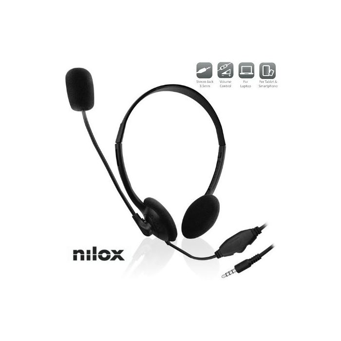 Nilox CUFFIA PC 1xJACK 3.5MM