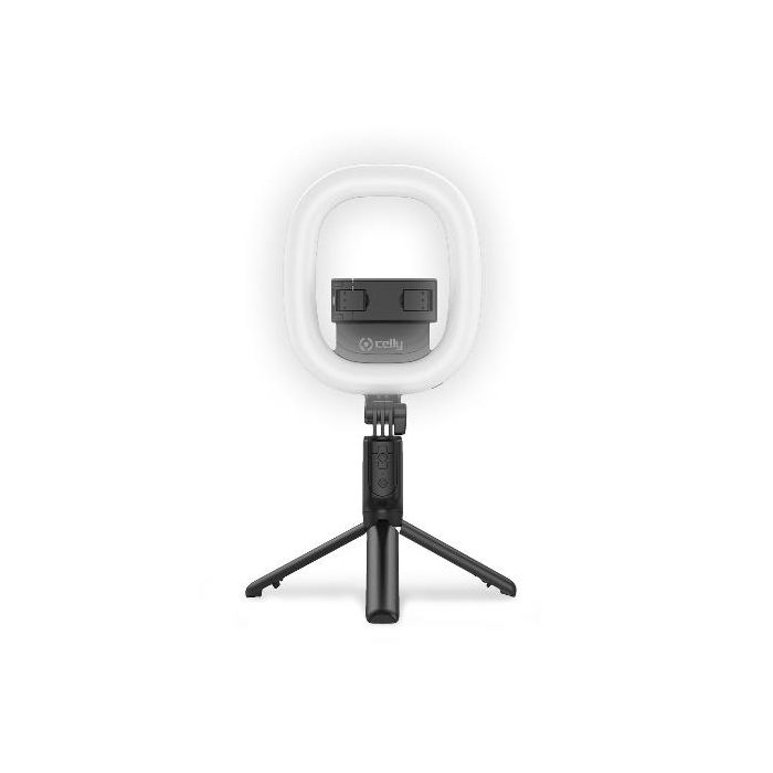 Celly CLICKRINGBT - Portable Tripod With Ring Light