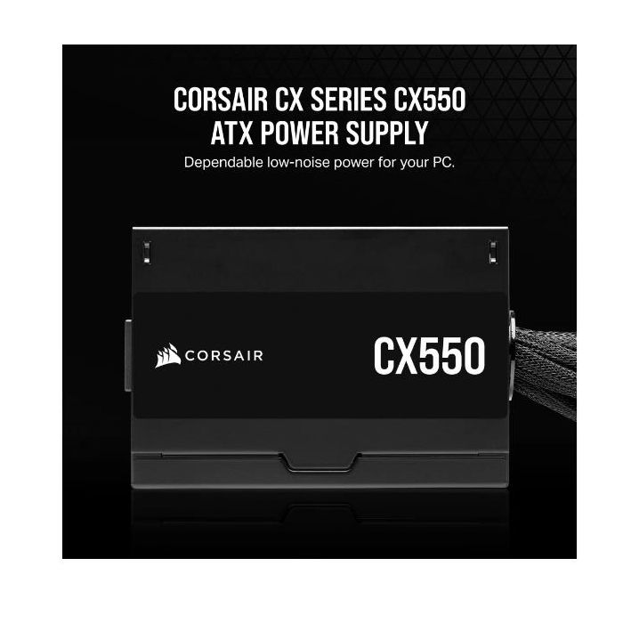 Corsair Alimentatore ATX CX Series CX550   Certificazione 80 PLUS Bronze da 550 Watt (EU)