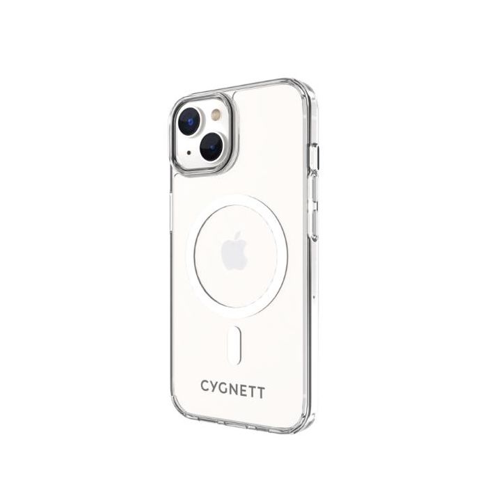 Cygnett AeroShield - Custodia MagSafe per iPhone 14 - Trasparente