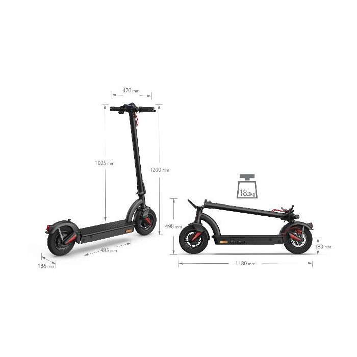 Sharp EM-KS4AEU-B E-SCOOTER CON DISPLAY INTEGRATO