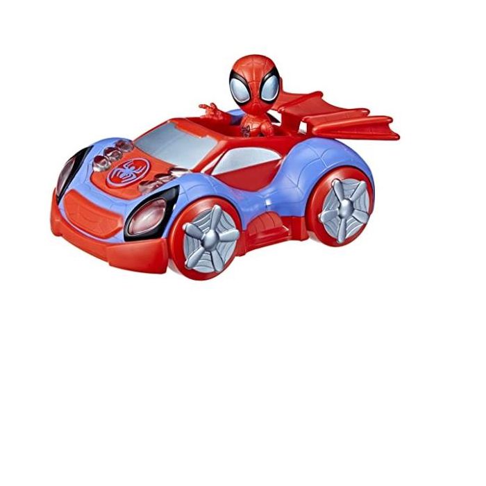 Hasbro Hasbro Marvel - Spidey e i suoi fantastici amici, veicolo Web-Crawler con tecnologia Glow Tech