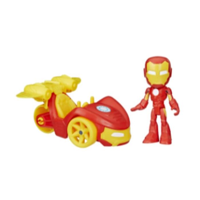 Hasbro Spidey veicolo con personaggio e accessori iron racer